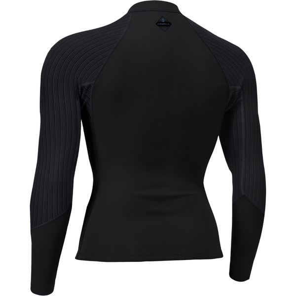 2026 O'Neill Femmes Hyperfreak 2/ 1.5mm Front Zip Veste 5563 - Black